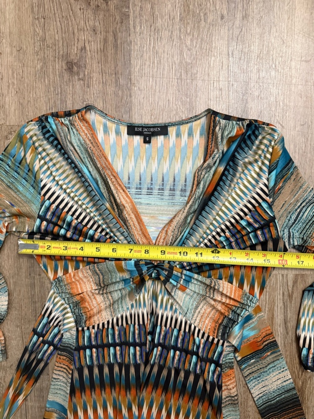Ilse Jacobsen • Y2K Jersey Geometric Print Dress - Picture 8 of 15